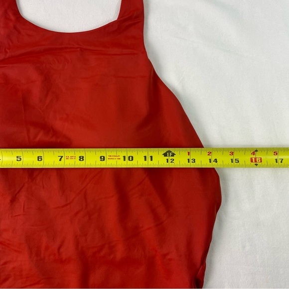 Andie Chili Pepper Sleeveless Halter The Luzon One Piece Swimsuit Size XL NWT - Picture 2 of 5